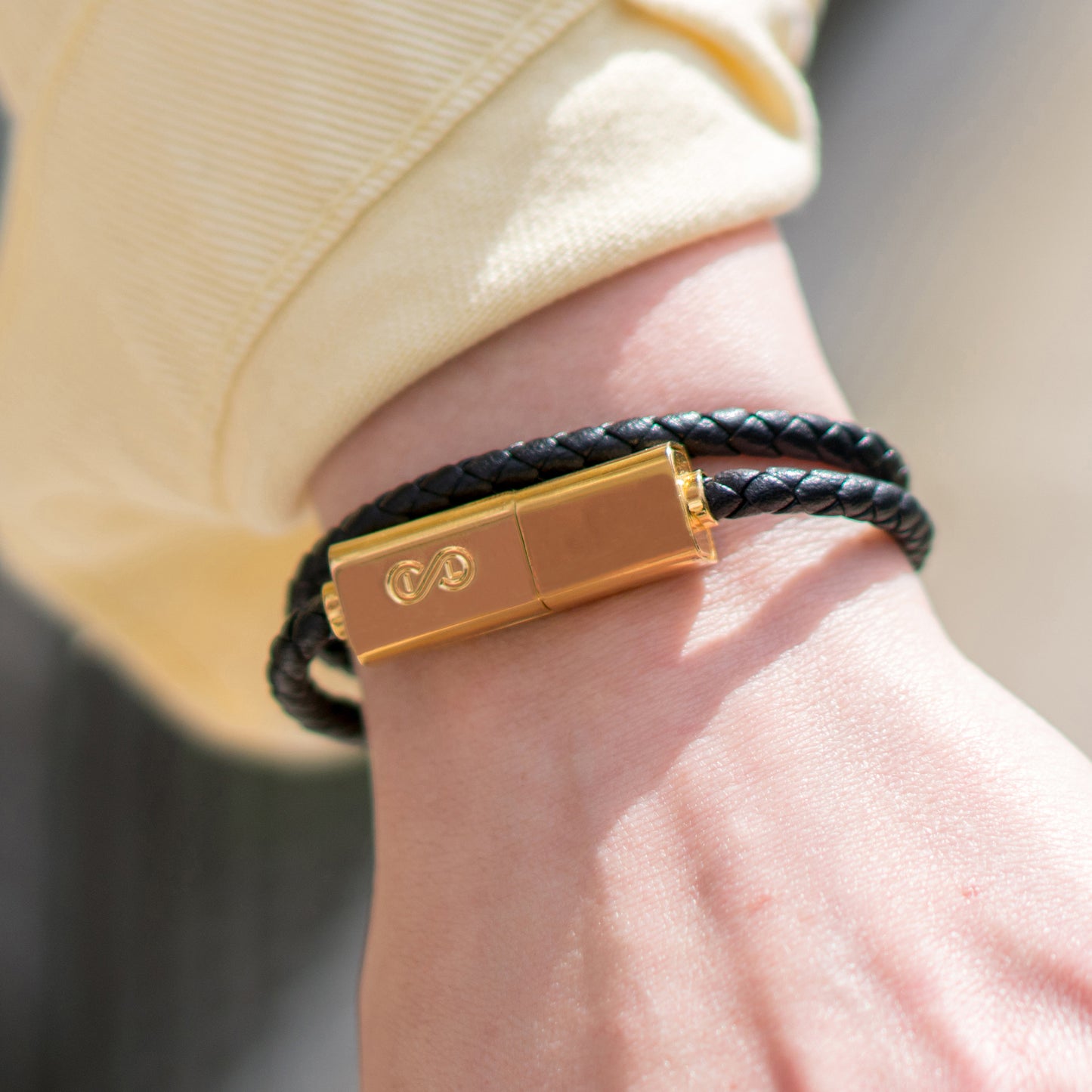 Black & Gold Combo Charging Bracelets