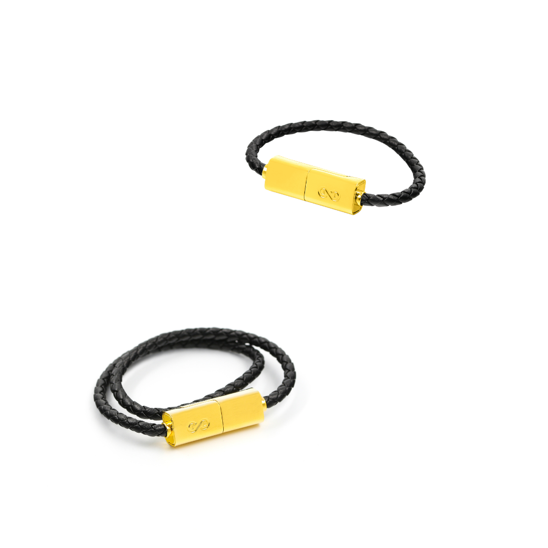 Black & Gold Combo Charging Bracelets